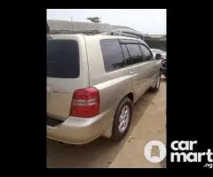 Just Arrived Tokunbo 2003 Toyota Highlander 4Plugs