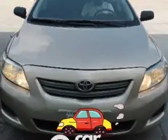 Clean Nigerian Used Toyota Corolla 2009