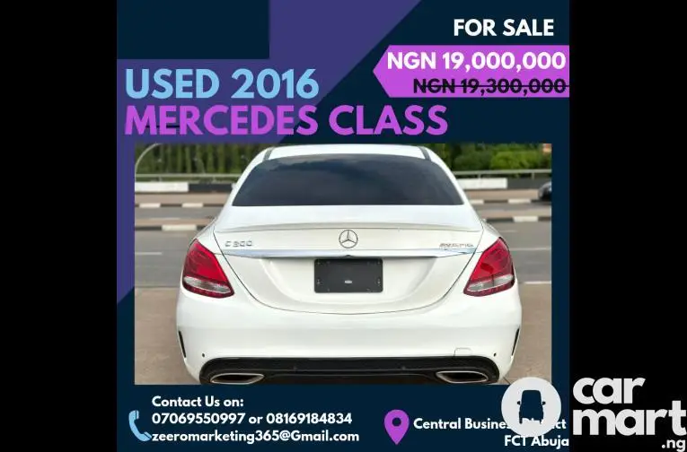 Mercedes Benz C300 2016 model