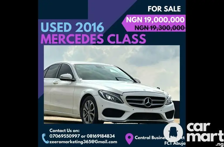 Mercedes Benz C300 2016 model