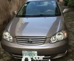 Toyota Corolla 2004 Model