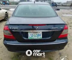 Nigerian Used Mercedes Benz 200E 2008