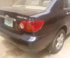 Nigerian Used 2004 Toyota Corolla Automatic